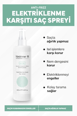 Sisteme 11 Elektriklenme Karşıtı Sprey 250 Ml