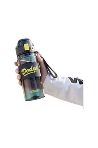 Dodge Dl-24637 670ml Siyah Pipetli Tritan Matara Siyah