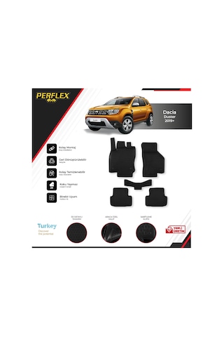 Dacıa Duster 2019+ 3D Havuzlu Paspas
