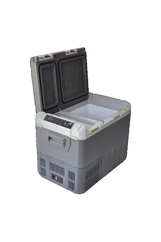 Araç Buzdolabı Kompresörlü 12/24 Volt Taşınabilir Oto Buzdolabı 35 Litre Karavan Bahçe Tekne Kamp