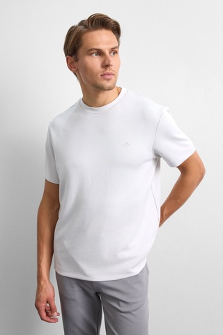Backandbond Gri Regular Fit Basıc Tişört