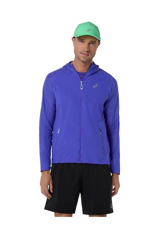 Asics Road Packable Erkek Lacivert Koşu Ceket 2011d084-403 Mavi