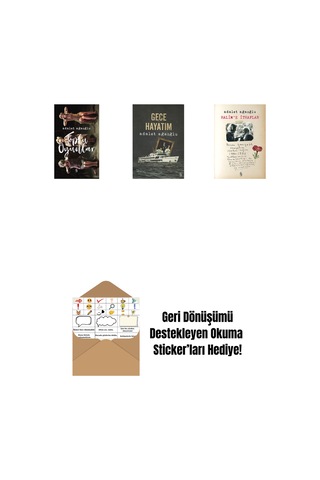 Toplu Oyunlar Ciltli + Gece Hayatım + Halim'e İthaflar + Okuma Sticker'ları