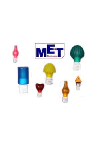 Met Anahtarlı Gece Lambası Ampul Dahil Renk Seçenekli