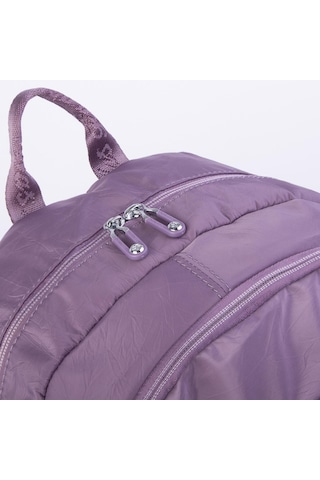 Nas Bag Unisex Büyük Boy Su Geçirmez Waterproof Hafif Sırt Çantası Çok Gözlü Mor