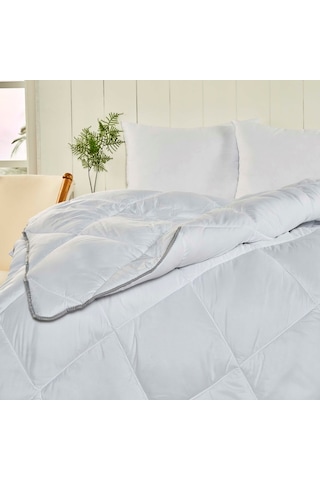 Linens Comfy Silikon Çift Kişilik Yorgan Beyaz