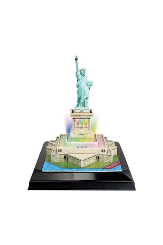 Cubic Fun 3d 37 Parça Puzzle Özgürlük Anıtı - Abd (led işıklı)