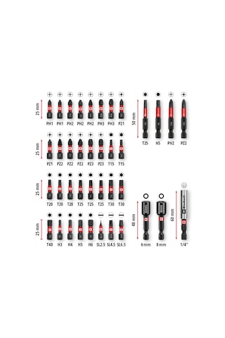 Einhell M-CASE 39 Parça Bits Uç Seti - 49109210