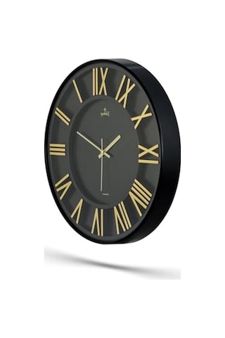 40 Cm Roma Rakamlı Duvar Saati, Modern Tasarım 0240-keçe-şekilli-48cm