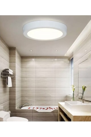 Burenze Tavana Sıfır Plafonyer Panel Led Avize 6500K Buz Beyazı