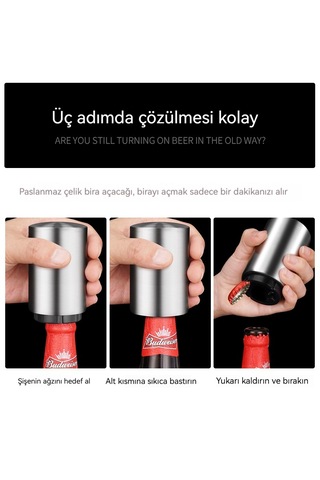 Traceless Basın Otomatik Şişe Açacağı-senfoni Karışık