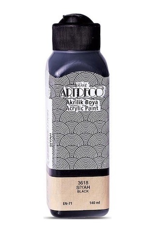 Akrilik Boya 140 Ml Artdeco Akrilik Boya 140 Ml Koyu Sarı