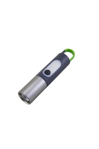 Hp-836 Su Geçirmez Uzun Menzilli Led El Feneri 5730 Led, 5v Usb Şarjlı, Taşınabilir Askılı Tasarım Bej - Siyah