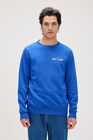 Bad Bear Splashy Crewneck Erkek Sweatshirt-29159 Saks Mavi