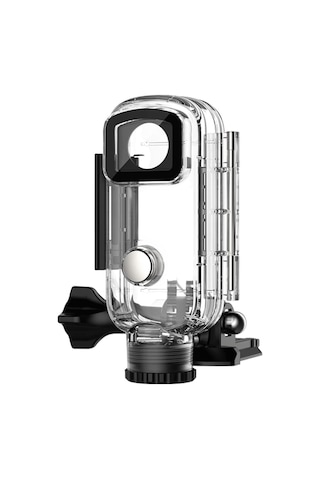 C100 Serisi Uyumlu Motorsiklet Şarj Ekipmanı Su Altı Kamera Su Geçirmez Kılıf Housing Açık Mavi