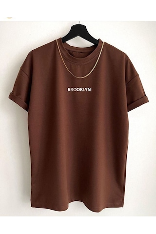 Altamira Unisex Brooklyn Baskılı Oversize Tshirt 001