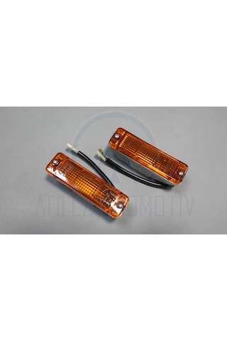 Volkswagen Golf Mk2 83-92 Ön Tampon Sinyal Seti Sag Sol Sari 349013635