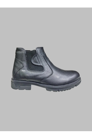Castle Black Cb-9911-1 Deri Erkek Bot Siyah