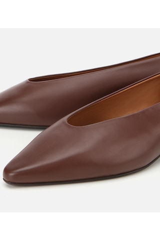 Hotiç Kadın Deri Bordo Sivri Burunlu Babet 01ayh312460a410 01ayh312460a410 Bordo