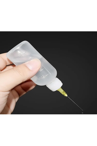 30 Ml 11 İğneli Başlıklı Şeffaf Ufak Yağdanlık Aplikatör