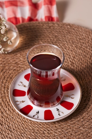 Karaca Bergamot Porselen Tekli Çay Tabağı 12 Cm V2