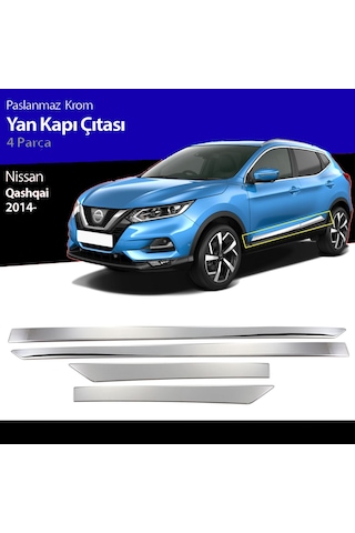 Nissan Qashqai Yan Kapı Çıtası Krom 2014-2015-2016-2017-2018-2019