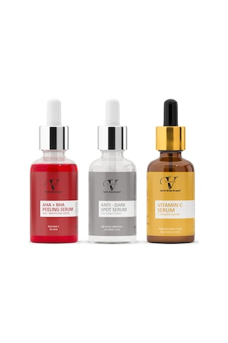 Vitanova Aha-Bha Peeling Serum 30 ML + Dark Spot Serum 30 ML + Vitamin C serum 30 ML