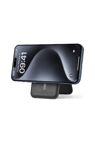 Standlı Magnetik Kartlık Wiwu Mw-003 Mag Wallet Siyah