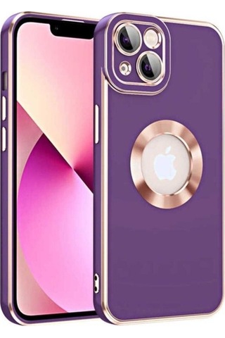 Apple Uyumlu iPhone 14 Plus Kılıf Zore Kongo Kapak Koyu Mor