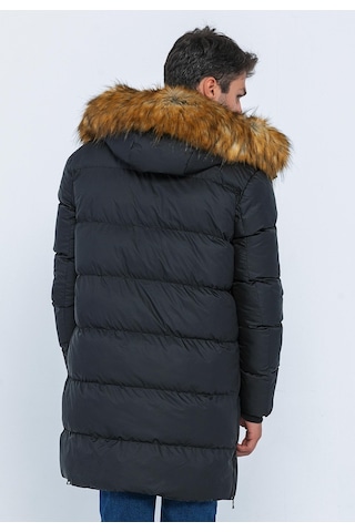 Cekmon Erkek Regular Fit Astarlı Çok Cepli Kapuşonu Çıkan Rahat Mont 001