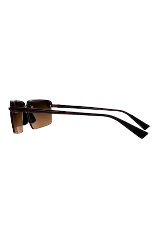 Maui Jim Mj 0626s 005 10a 61 Polarize Unisex Dikdörtgen Kırçıllı Kahverengi Kemik Güneş Gözlüğü Kahverengi