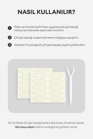 Lexroo Çok Fonksiyonlu Göz Makyaj Bandı Make-up Double Eyelid Tape Diğer