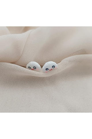 Küpe Minik Kadın Genç Kız Bebek Küpesi Takı Aksesuar Renkli