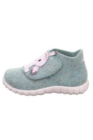 Superfit 1-800295 Happy Çocuk Su Yeşili Keçe Panduf Su Yeşili