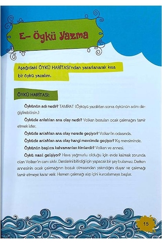 4. Sınıf Hem Okurum Hem Yazarım Öykü Tamamlama Yuva Yayınları