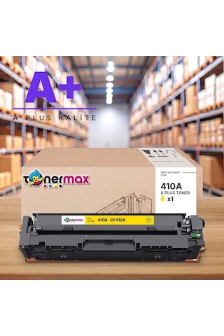 Hp 410a Cf412a Sarı Uyumlu Toner A Plus / Color Laserjet Pro M452 / M477 / M377
