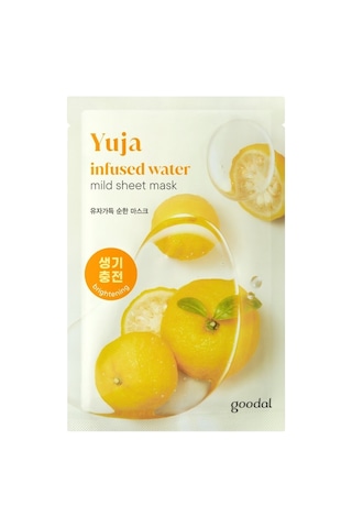 Canlı Ve Aydınlık Görünüm Sunan Yaprak Maske Goodal Yuja Infused Water Mild Sheet Mask
