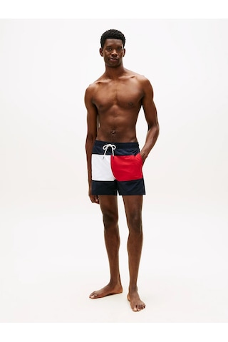 Tommy Hilfiger Um0um03840 Medium Drawstring Archive Erkek Şort Mayo Lacivert