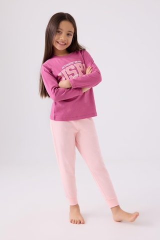 U.s. Polo Assn. 1966 Authentic Brand Kız Çocuk Leylak Uzun Kol Pijama Takım Leylak