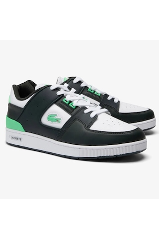 Lacoste Sport Court Cage Leather Mens Sneaker Hakiki Deri Erkek Günlük Spor Ayakkabı Beyaz Beyaz