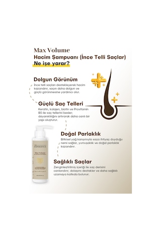 Max Volume İnce Telli Saçlar İçin Hacim Şampuanı 250 Ml Hacimsiz - İnce Telli