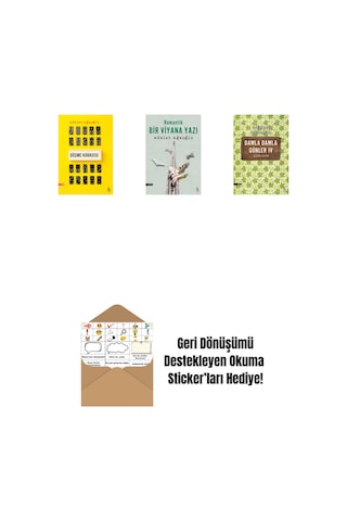 Düşme Korkusu + Romantik Bir Viyana Yazı + Damla Damla Günler 4 + Okuma Sticker'ları