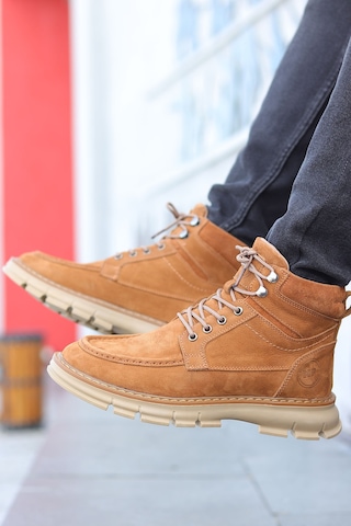 M.p. Dex Suya Dayanıklı Hakiki Deri Günlük Erkek Bot 667800001249 13 Taba Taba