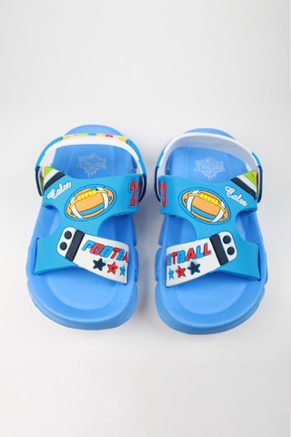 Günlük Unisex Çocuk Sandalet Esnek Kaymaz Taban Yazlık Ev Okul Kreş Ayakkabı Ps940-ps955 Mavi
