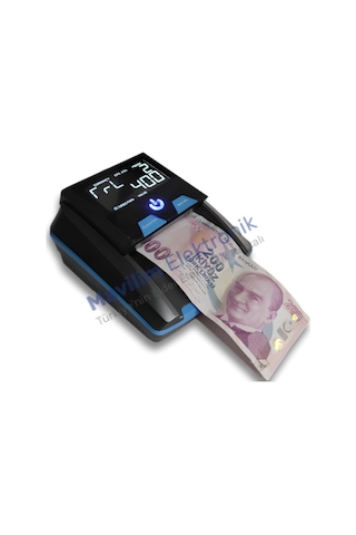 Bill Counter Al-130 F9 Mavi Sahtepara Kontrol Makinesi 9 Ülke Parası