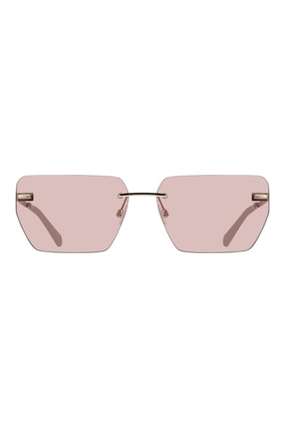 Calvin Klein Jeans Ckj 25207s 722 62 Unisex Geometrik Gold Metal Güneş Gözlüğü Altın