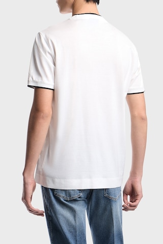 Emporio Armani Pamuk Karışımlı Slim Fit Bisiklet Yaka T Shirt Erkek T Shirt Em005271 Af10017 U0003 Beyaz