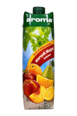 Aroma Karışık Meyve Nektarı 1 Lt X 6 Adet