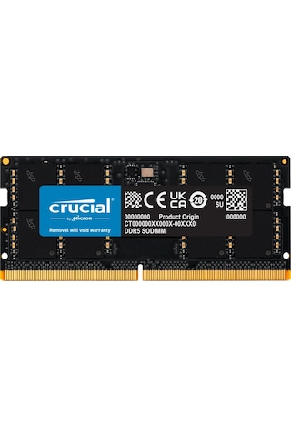 Crucial CT16G56C46S5 16 GB DDR5 5600 MHz CL46 Notebook Ram Crucial CT16G56C46S5 16 GB DDR5 5600 MHz CL46 Notebook Ram