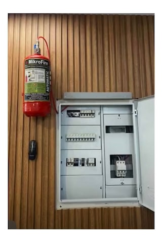 Santral 6 Kg Fm200 Otomatik Pano Söndürme Sistemi Yangın Tüpü Elektrik Panoları Ve Özel Alanlar